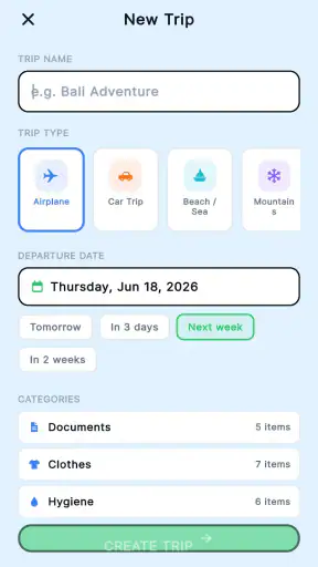 Pack Trip Checker