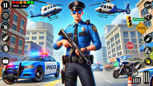 Polizeijagd-Simulator