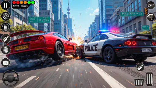 Polizeijagd-Simulator