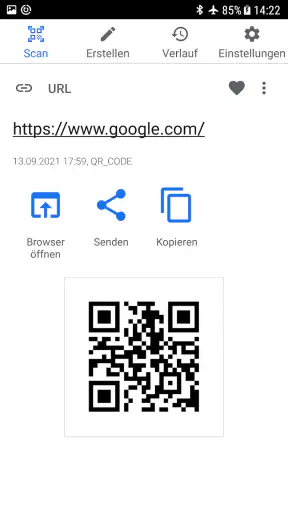 QR & Barcode Scanner (Deutsch)