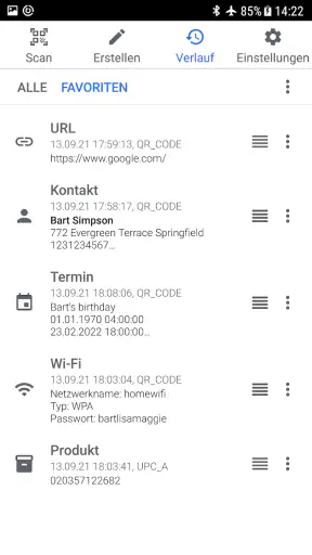 QR & Barcode Scanner (Deutsch)