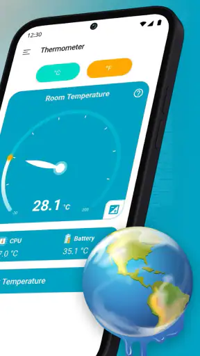 Raumtemperatur-Thermometer