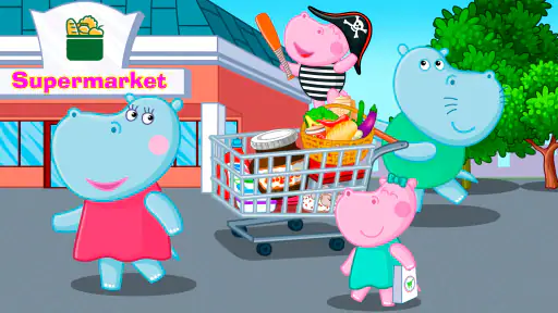 Supermarkt: Einkaufs spiele