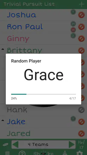 Team Shake: Pick Random Groups