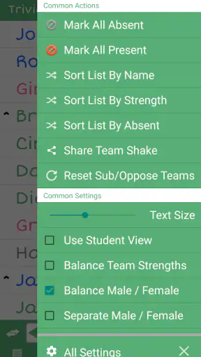 Team Shake: Pick Random Groups