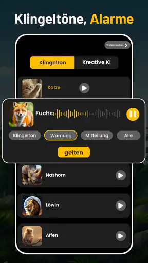 Tierklingeltöne