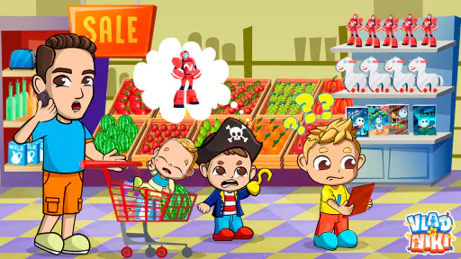 Vlad & Niki Supermarkt Spiel