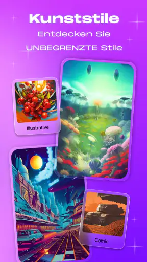 WOMBO Dream: KI-Kunstgenerator