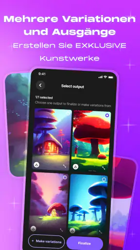 WOMBO Dream: KI-Kunstgenerator