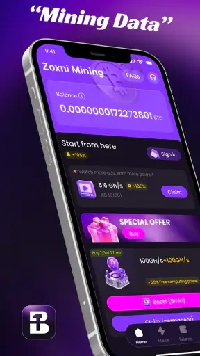 Zoxni Mining: Cloud Miner