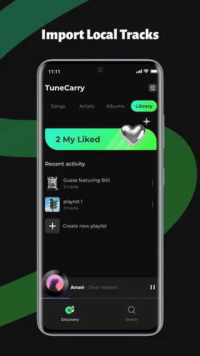 TuneCarry: Offline Music