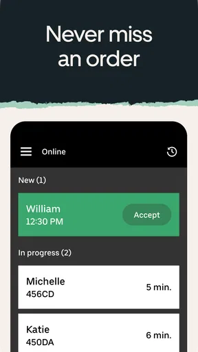 Uber Eats 注文管理ツール