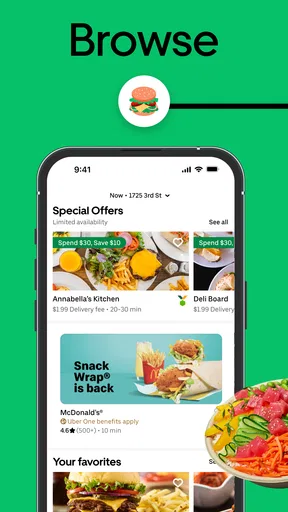 Uber Eats: Food and Grocery