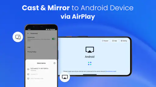 AirCast Phone to TV by AirPlay