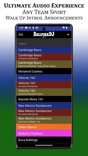 BallparkDJ Walkout Intros