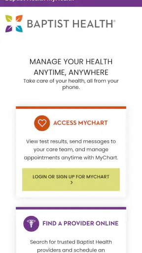 Baptist Health MyHealth