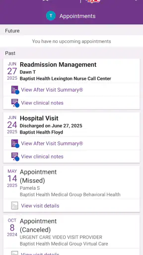 Baptist Health MyHealth