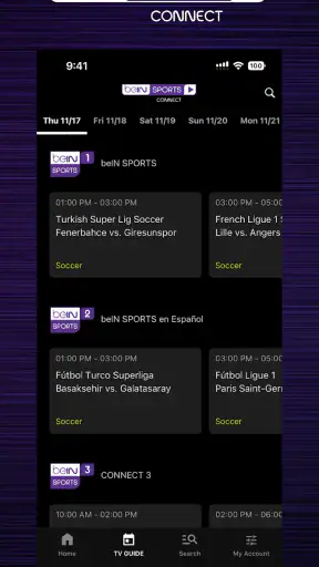 beIN SPORTS CONNECT