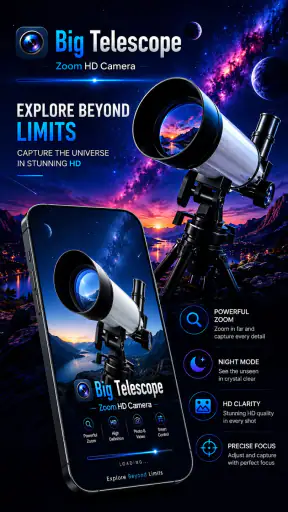 Big Telescope Zoom HD Camera