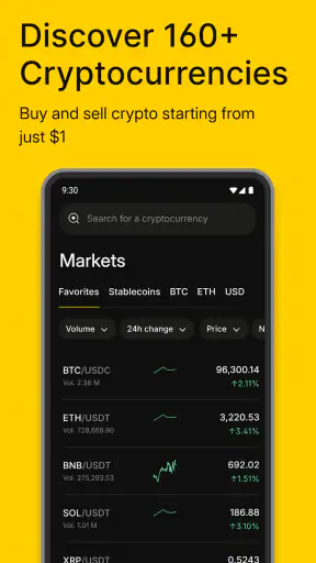 Binance.US: Buy BTC & Crypto