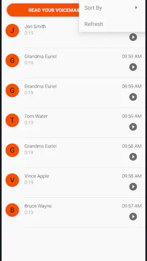 Boost Visual Voicemail