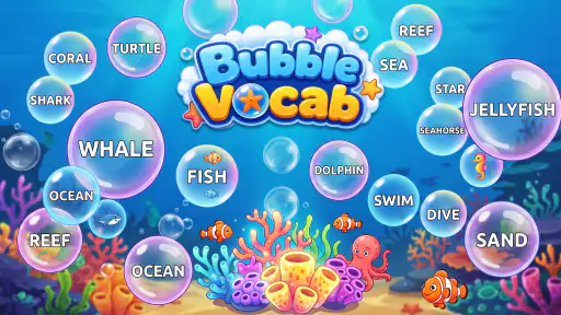 Bubble Vocab: Bubble Word Jam