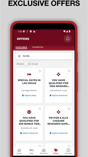 Caesars Rewards Resort Offers