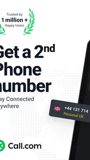 Call.com: 2nd Phone Number App