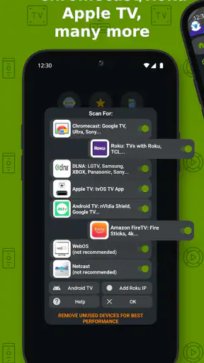 Cast to TV+ Chromecast Roku TV