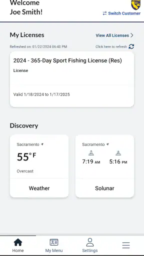 CDFW License