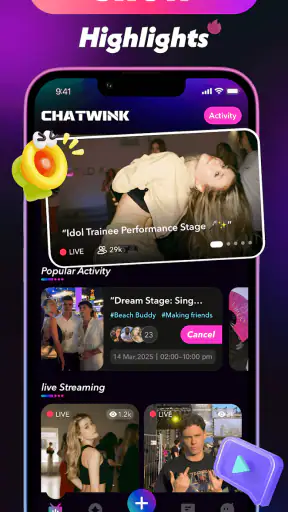ChatWink：Live Dance Video Chat