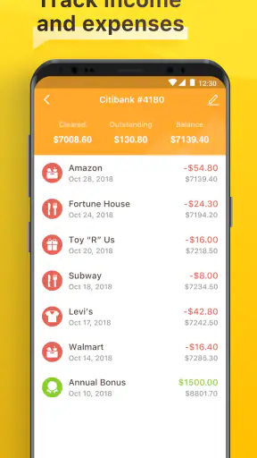 Checkbook - Account Tracker