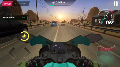 City Bike Racer: Traffic Rush