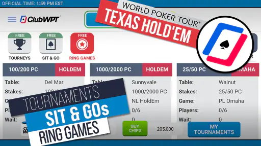 ClubWPT: Free Poker, Casino