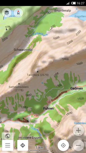 Contour lines plugin — OsmAnd