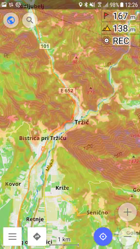 Contour lines plugin — OsmAnd