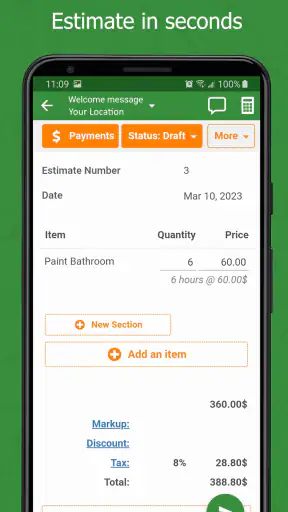 Contractor Estimate & Invoice