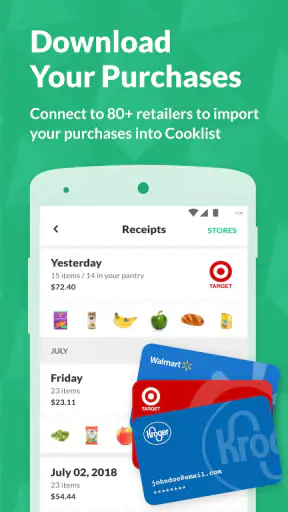 Cooklist: Pantry & Cooking App