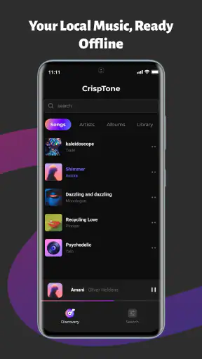 CrispTone: Offline Music
