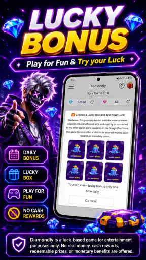 Diamondly: Play Win FFDiamonds