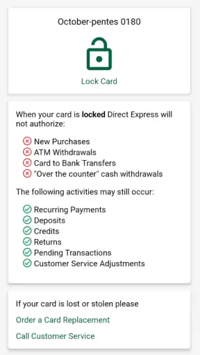 Direct Express® Mobile
