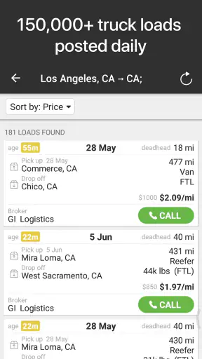 Doft Load Board & Truck Loads