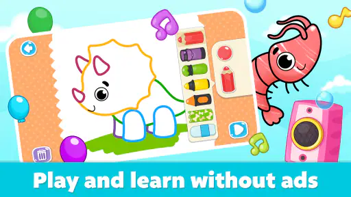 Coloring for Kids: Drawing 2-6