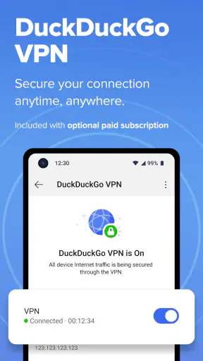 DuckDuckGo, optional Duck.ai