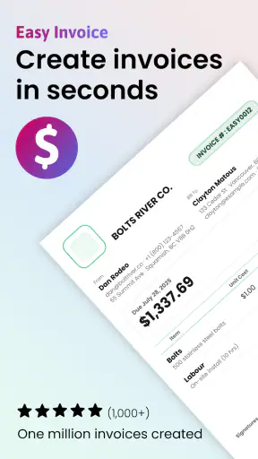 Easy Invoice & Estimate Maker