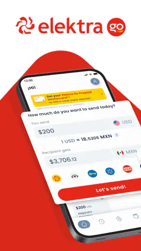 Elektra Go: Money Transfer