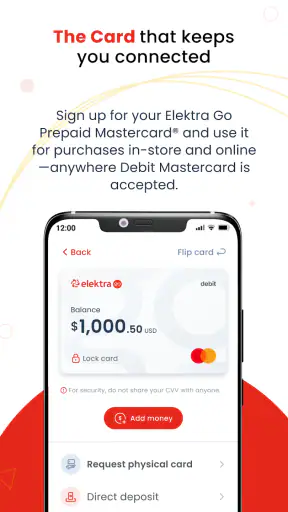 Elektra Go: Money Transfer
