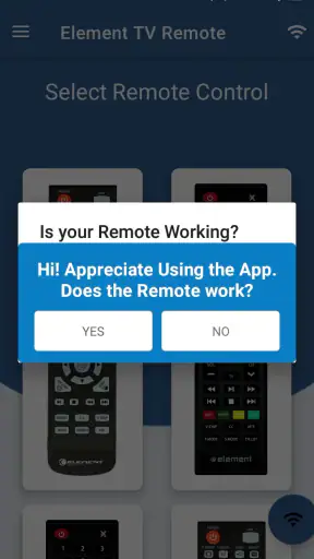 Element Smart TV Remote