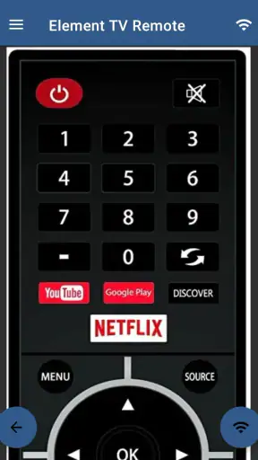 Element Smart TV Remote