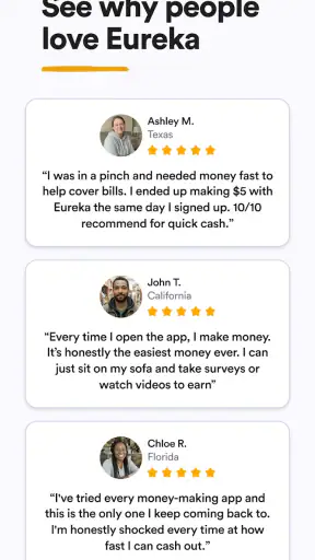 Eureka: Earn money for surveys